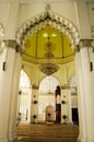 Interior of Kapitan Keling Mosque in Penang